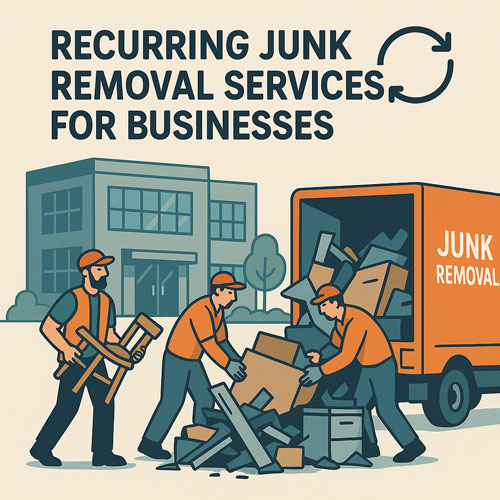 Recurring junk removal services for businesses