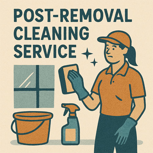 Post-removal cleaning service