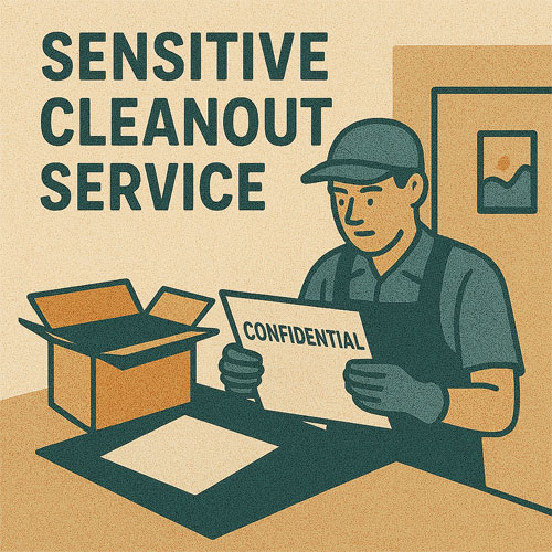 Sensitive cleanout service